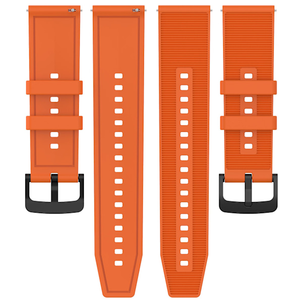 Til Huawei Watch GT 4 / Garmin Venu 2 Watch Band 22mm Blødt Silikone Rem Orange