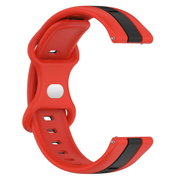 Silikoniranneke Garminmove Luxe -kelloon Red Black