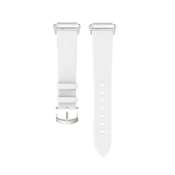 Läderband Armband för Band 7 för Honor Band 7 Strap Belt Intelligent Bracel White