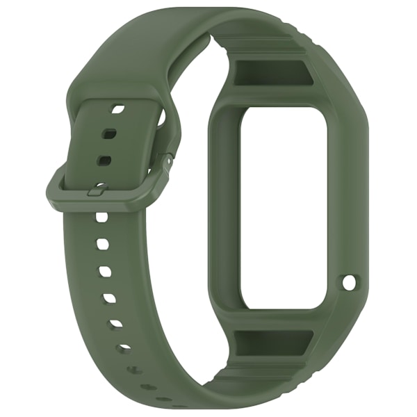 Enkel justerbar klockarmband i flexibelt silikon för Xiaomi Smart Band 8 Pro Dark Green