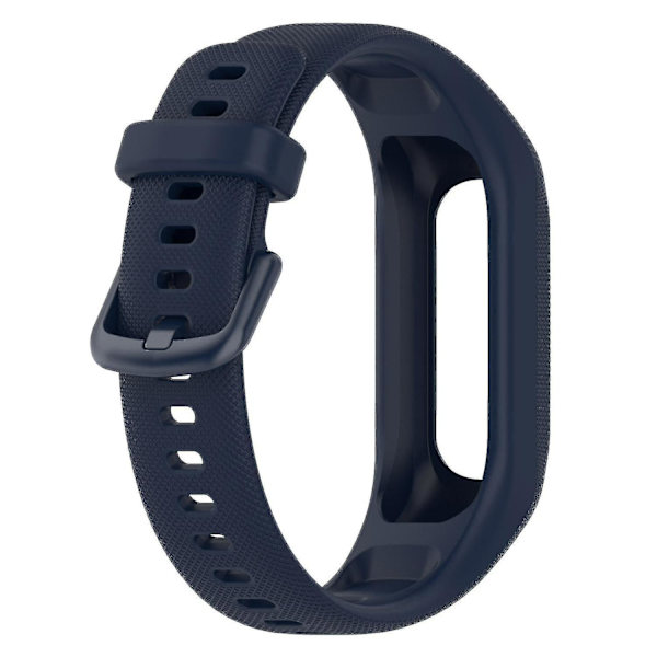 Antiskrapa silikonklockarmband med fodralsskydd för Garmin Vivosmart 5 Ocean blue, Navy Blue I Garmin Vivosmart 5