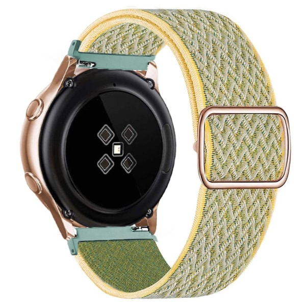 20 mm 22 mm band för Samsung Galaxy Watch 4/classic/3/5/ pro/active 2 Gear S3 Elastisk nylon Huawei Watch Gt 2 2e 3 Pro Strap 20mm Sunshine