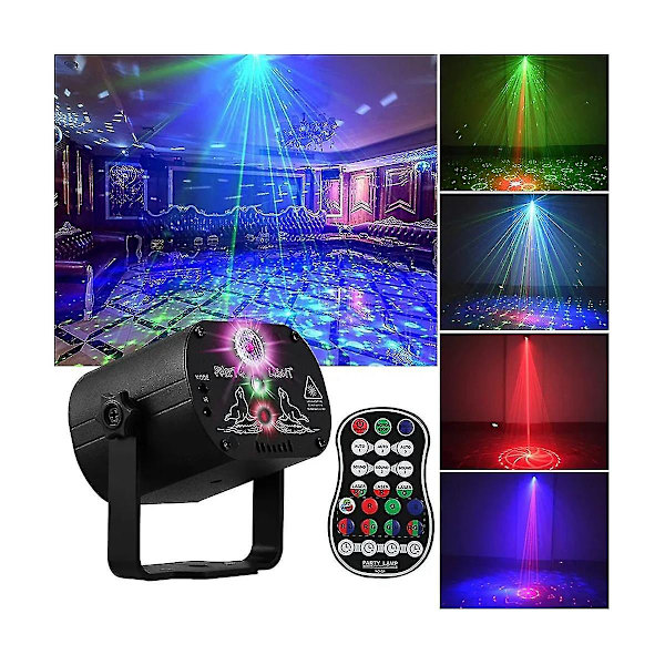 7 Led Dj Sound Strobe Sta Projektor Usb Oppladbar For Owe