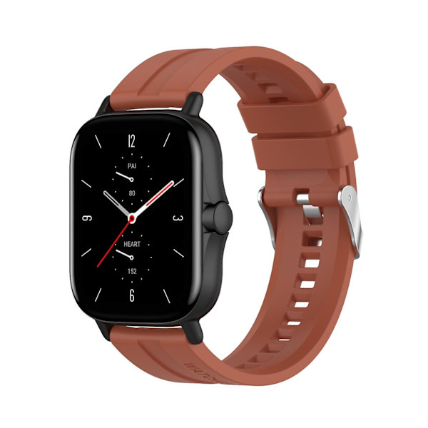 For Amazfit Gts 2e 20 mm silikone urrem til Amazfit Gts 2e Cabernet Orange