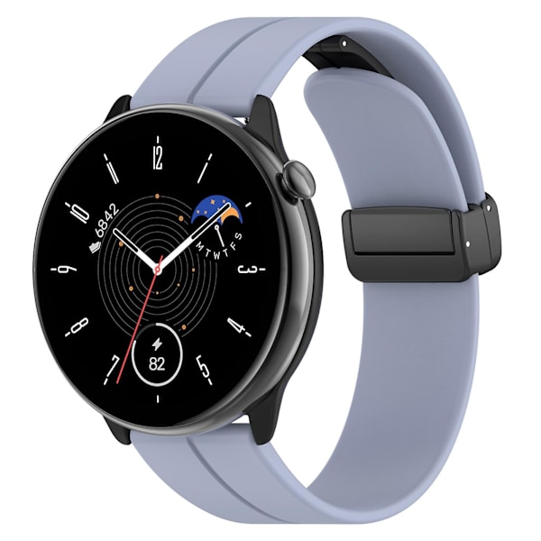 Fold Clasp Silikone Rem Til Amazfit GTR Mini Light Blue