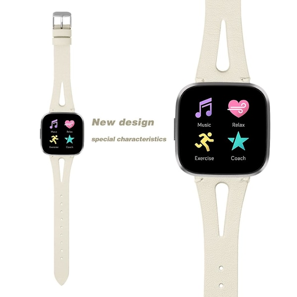 Til Fitbit Versa 2 Rem Til Fitbit Versa 2 Creamy White