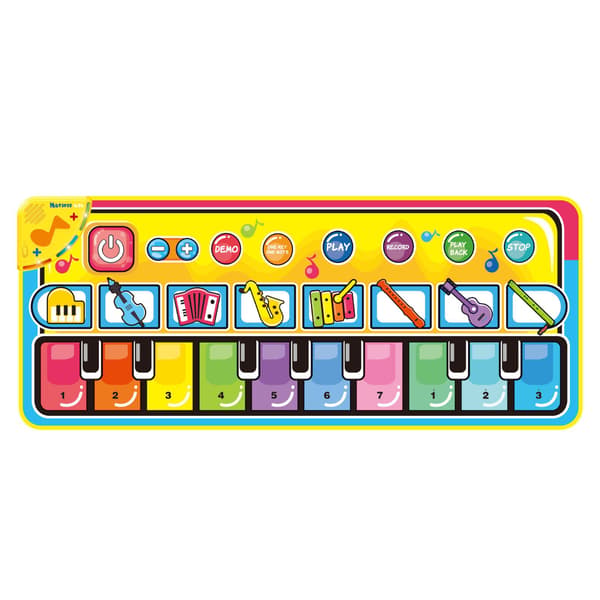 Spillematte Stor Piano Musikkteppe 148*60cm (02)