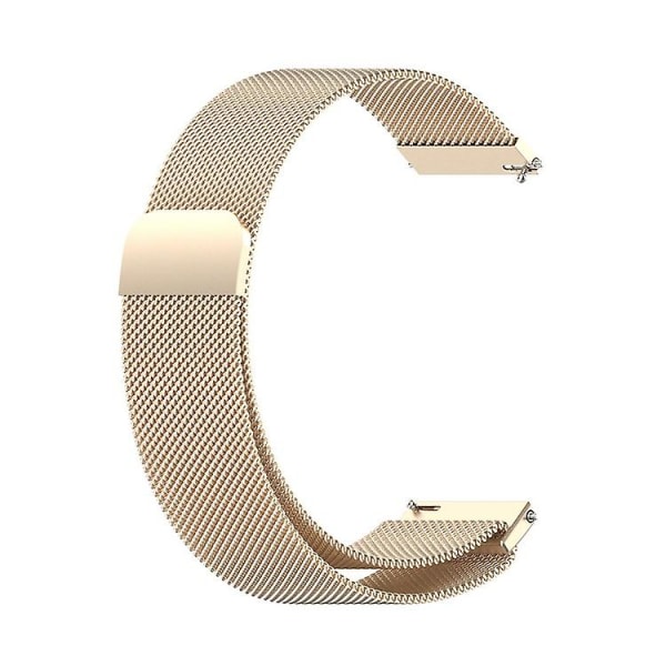 Ersättningsrem i rostfritt stål Magnetisk Milan Fashion Armband för Samsung Galaxy Watch 3 20mm champagne gold