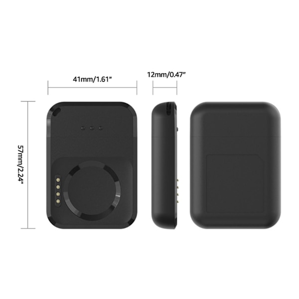 Watch Hållare Stativ för Watch 3/3 Pro Laddkabel Power Adapter Dock Watch3 Pro