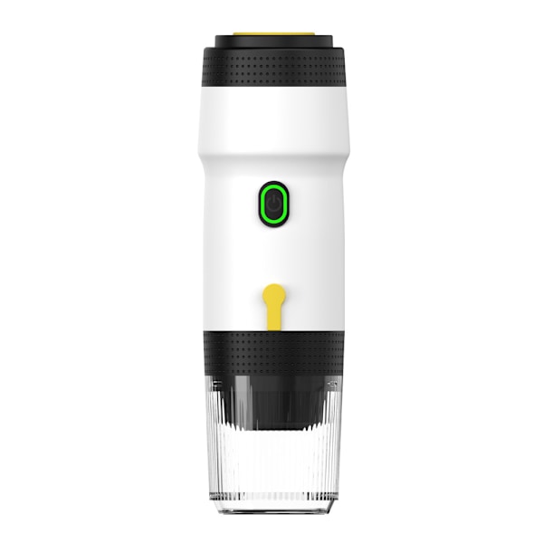 Kannettava kahvinkeitin, 60 ml espressokahvinkeitin kahvikapseleille/jauheelle, valkoinen