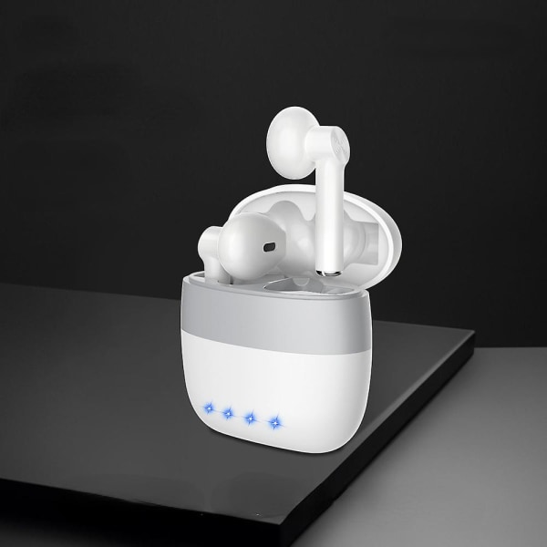 Trådløse støyreduserende hodetelefoner, vanntett Bluetooth-hodesett White