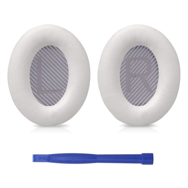 Korkea laatu Vaihdettava Korvatyynyt Pehmeä Sieni Pehmuste Bo-se Qc35 Kuulokkeet White