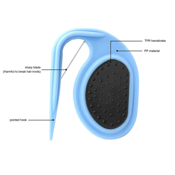 Lemmikkieläinten solmukampa, solmukampa Lemmikkieläinten trimmaustyökalu, lemmikkieläinten kudontakammat karvanpoisto Blue