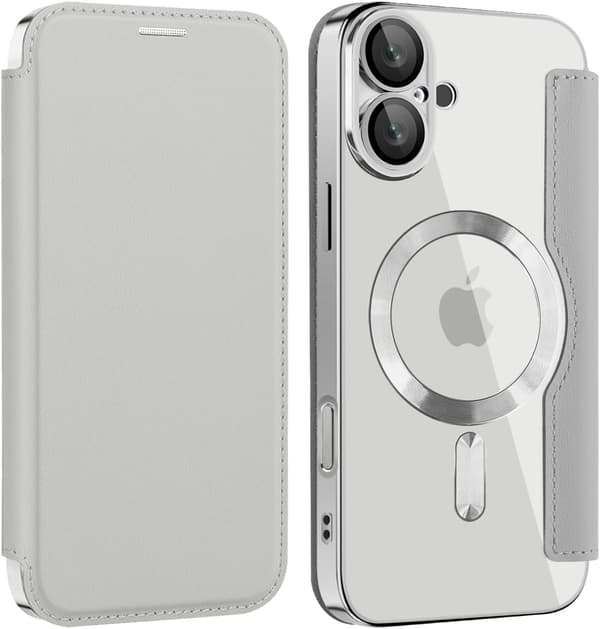 Deksler til iPhone 16 Plus kompatibel med MagSafe (grå)