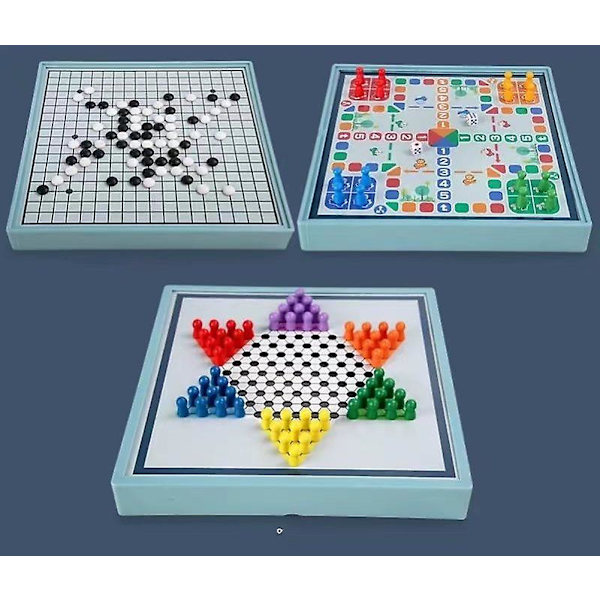 Checker Flygande schack Backgammon Multifunktionellt spel Schackbrädspelsleksaker