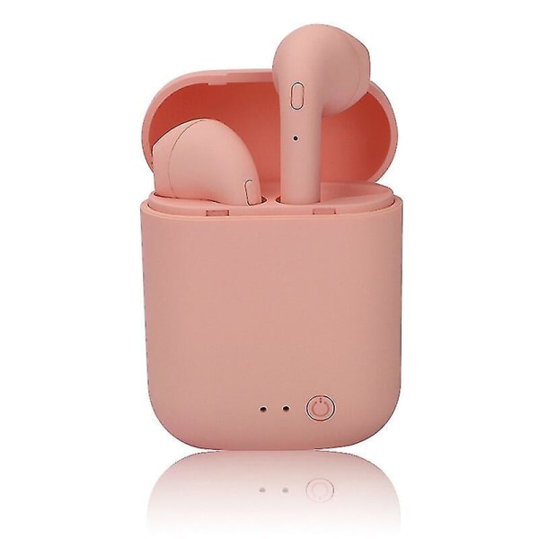 Vattentäta Bluetooth Sporthörlurar Headset Trådlösa hörlurar För Iphone Samsung, Xiaomi, Huawei, Oneplus pink