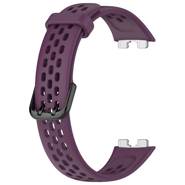 Åndbar silikone smart watch rem til Huawei Band 8 - behagelig at have på Purple