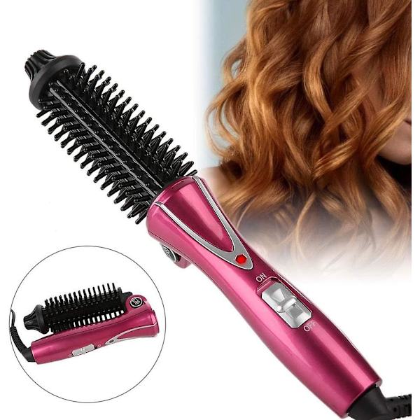 Elektrisk hårkrøller, hårkrøllerkam, varm krøllebørste Profesjonell anti-skalling Øyeblikkelig oppvarming Curling Wands Instant Heat Styling Brush