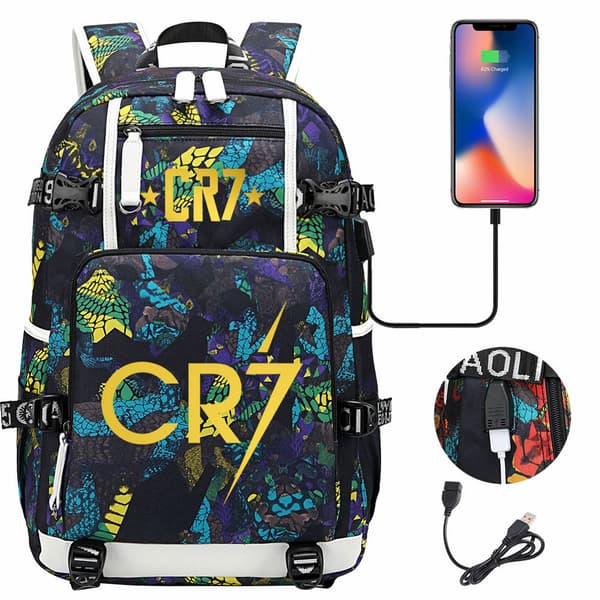 Reppu - Cr7 USB-latausportilla (9)