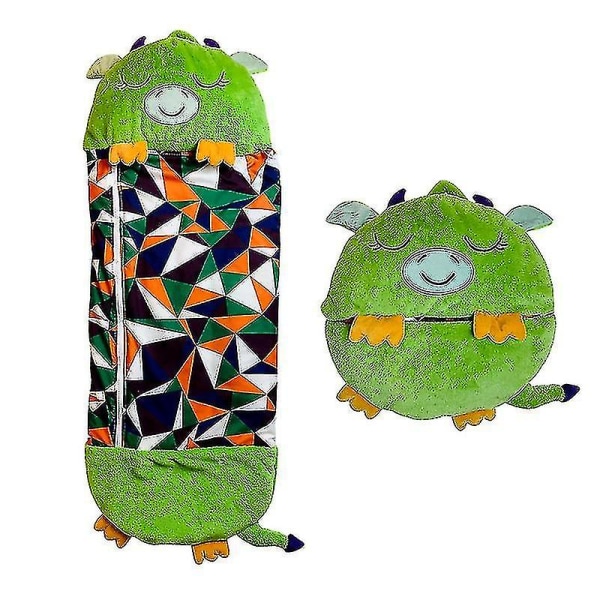 Sovepose Børne Lazy Warm Sovepose Pyjamas Børnepude Green 135x45cm