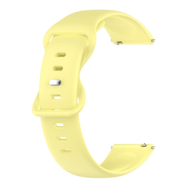 Sport Band Armband för AmazfitBip3 Silica Strap Bälte för Smart Watch Soft Brac Yellow M