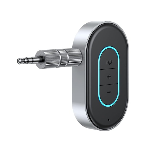Bluetooth 5.3 Aux -sovitin autoon, Bluetooth-sovitin autoon 3,5 mm:n aux-tulolla, aux Bluetoothiin virtakytkimellä