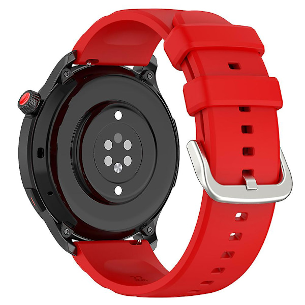 22mm Silikonurrem for Huami Amazfit GTR 4 Red