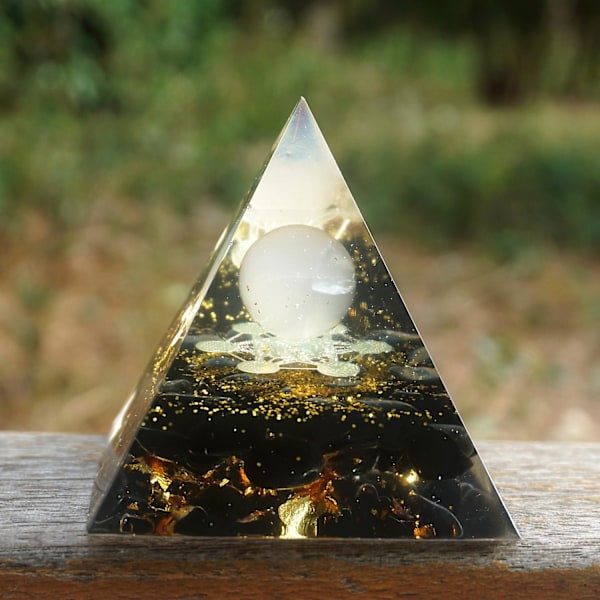 Energy Generator Orgone Pyramid Ametist Peridot Healing Natural Crystal Reiki Chakra Generator Orgonite 2