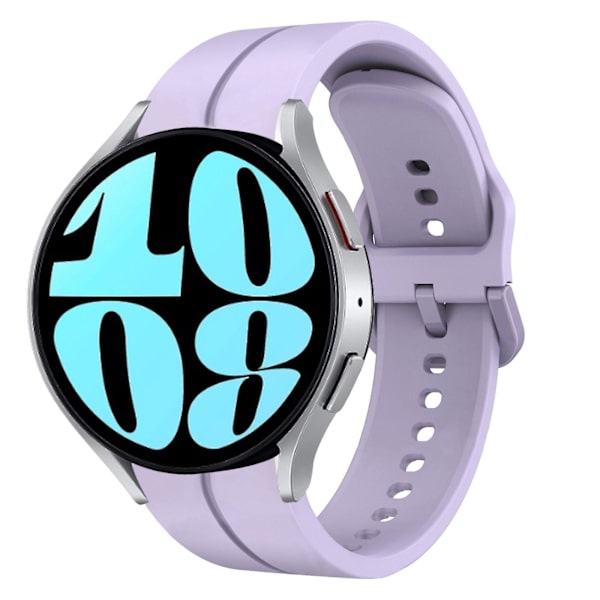20mm Silikonihihna Samsung Galaxy Watch 6 40mm:lle Purple