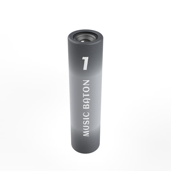 Bluetooth-kaiutin Tk 66, tehokas basso ja 3000 mAh (harmaa)