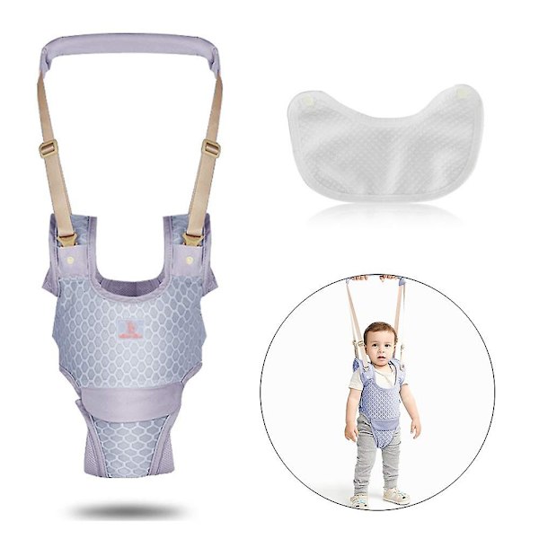 Justerbart Baby Learning Walker-seleholderbælte til 7-24 måneder Grey