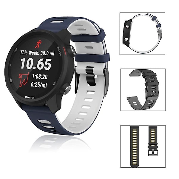 Silikone Rem Til Samsung Galaxy Watch 6 Classic 47mm Teal Duck  Blue