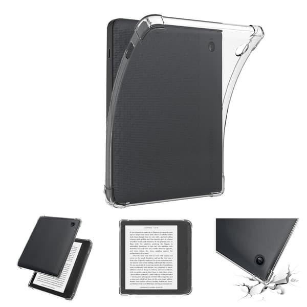 Etui til 7'' Kobo Libra Color 2024, myk TPU-bakside, ingen e-bokleser