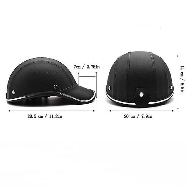Pyöräilykypärä Polkupyörän pyörän moottoripyörän säädettävä turvakypärä Black
