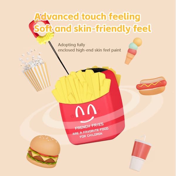 Bluetooth-højttaler Pommes Frites, Med USB-interface, Understøtter Bluetooth/TF-kort/FM