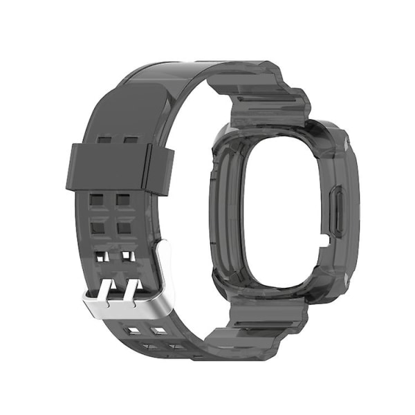 Til Fitbit Versa 3 / Fitbit Sense Transparent Tpu Watch Band TMZ i ét stykke