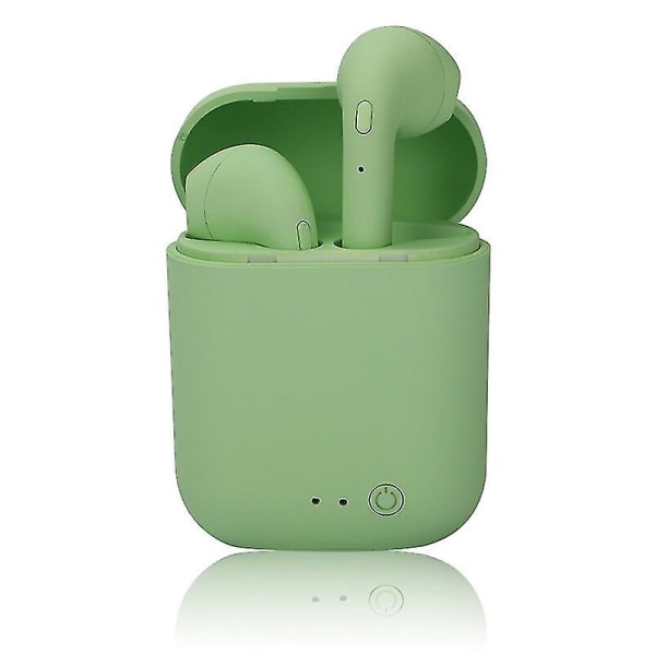 Vattentäta Bluetooth Sporthörlurar Headset Trådlösa hörlurar För Iphone Samsung, Xiaomi, Huawei, Oneplus green