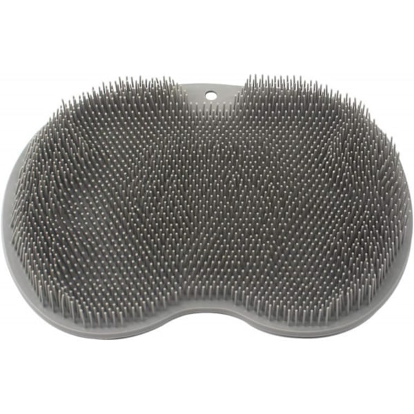 Anti-slip Brusefodsskrubber Massager (grå)