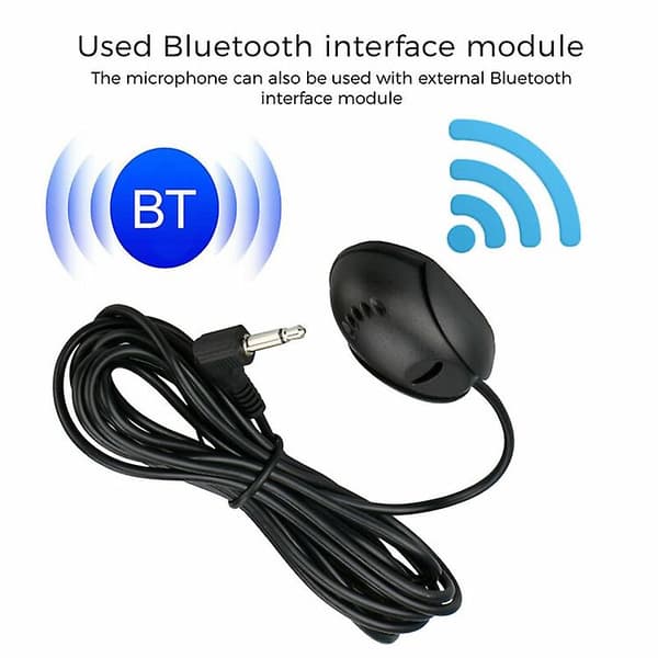 Zj010mr Mono 2,5 mm vinklet hodeplugg lim Bluetooth-mikrofon