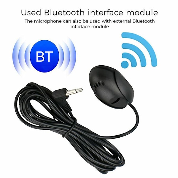 Zj010mr Mono 2.5mm kulmapääliitinliitäntä Bluetooth-mikrofonin liimaus