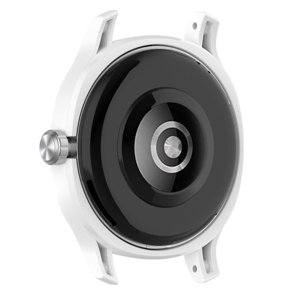 Anti-fall hårt klockfodral för Huawei Watch GT Cyber, ihåligt klockskydd för 22 mm fästrem White B Huawei Watch GT Cyber