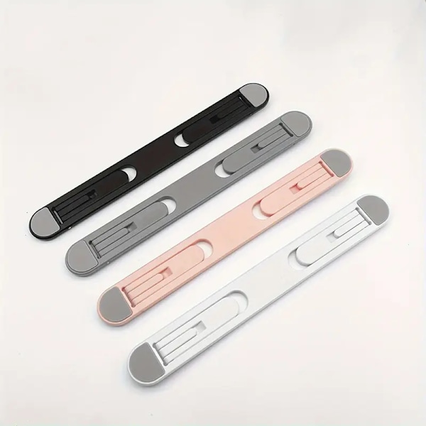 Justerbart ABS Kontor Laptop Stativ (Pink)