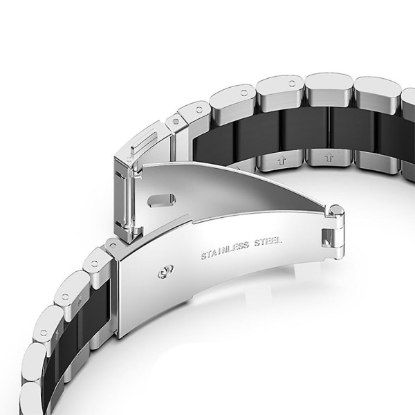 Watch 3-bands armbandsrem i rostfritt stål Smartwatch-tillbehör för Watch 3 Black pink