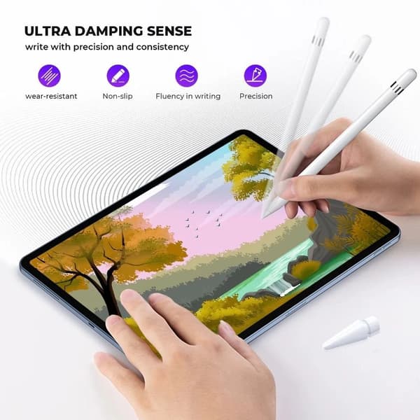 Ekstra spidser - 6-pak til Apple Pencil 1/2 generation