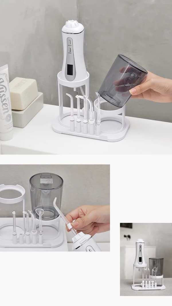 Holder for munnskyller, egnet for oppbevaring av munnskyller