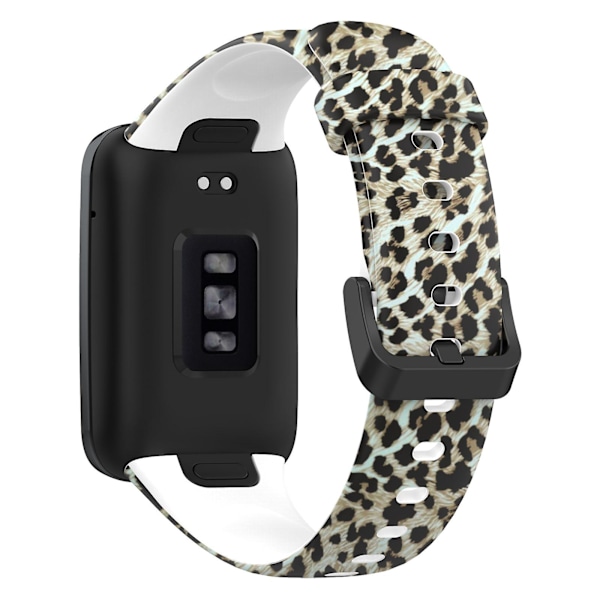För Xiaomi Mi Band 7 Pro Sport Band Mjukt Silikon Mönster Tryck Ersättning Armband, Standard Storlek Leopard Print