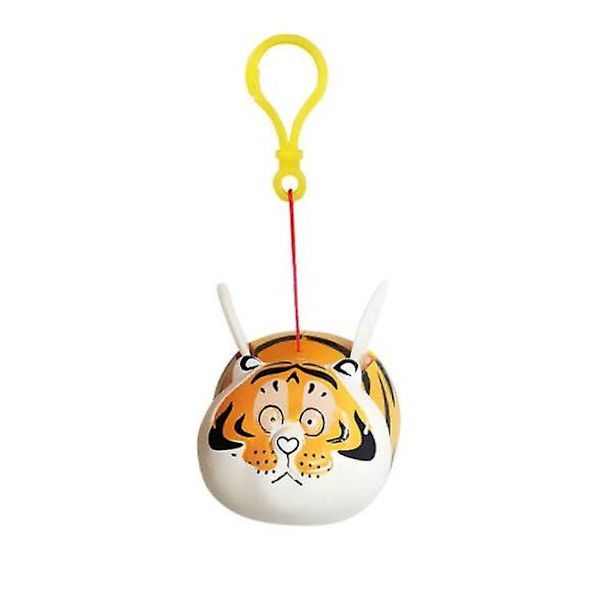Jag är inte fet tiger flygande tiger nyckelring hängen, sträcker sig kommer att flyga vingar