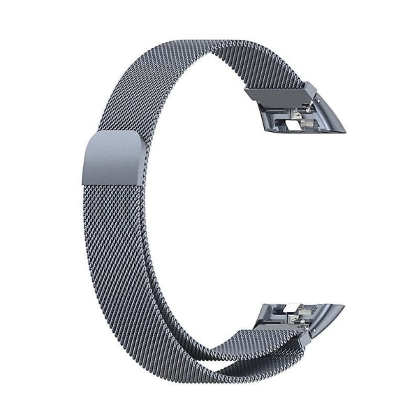 Magneettinen silmukkahihna Huawei Band 6/6 Pro Huawei Band6 älykellolle Correa metalli ruostumattomasta teräksestä valmistettu rannerengas Honor Band 6 hihna For Huawei Band 6 grey