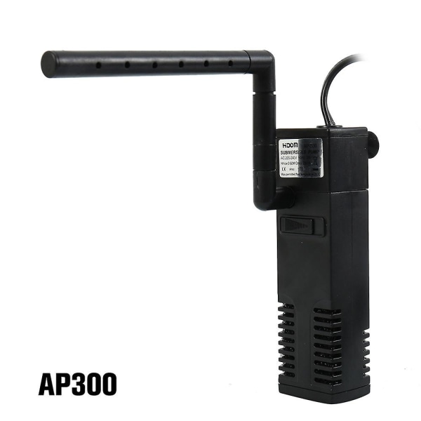 Akvariumfilter Nedsenkbart innebygd filter fisketankfilterpumpe AP-600L