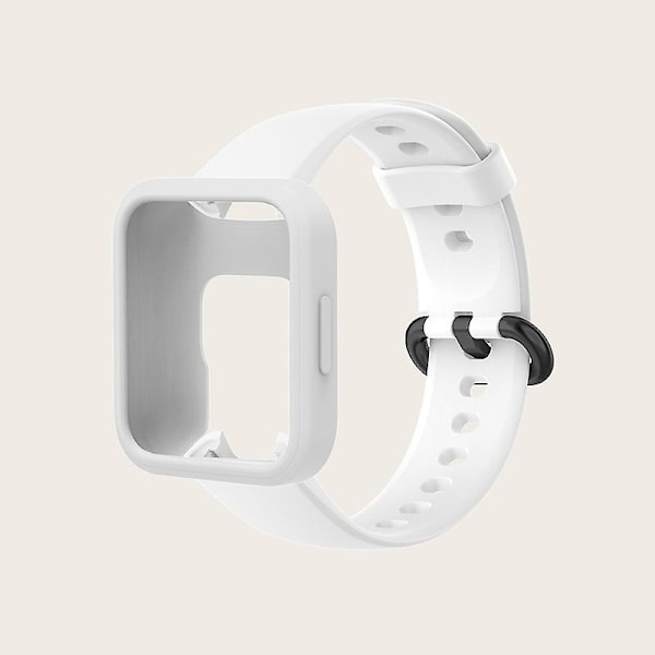 För Xiaomi Redmi Watch 2mi Watch 2 Lite Watch Band Strap+Watch Case - Elfenbensvit/Elfenbensvit Multicolor H Xiaomi Redmi Watch 2
